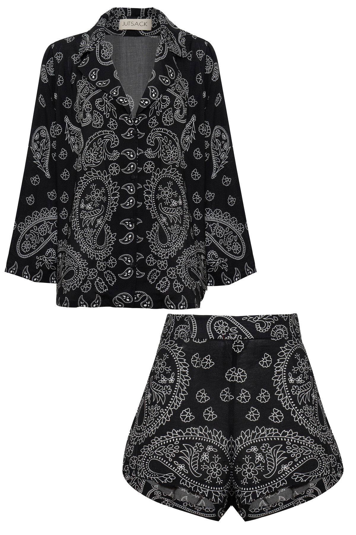 Black Shorts Set