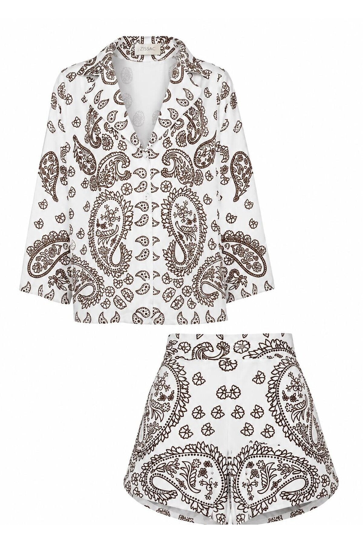 Whıte Short Set