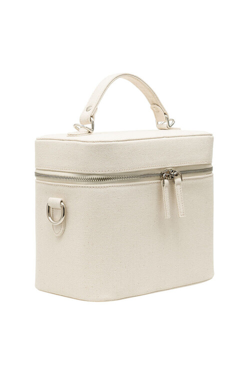 JutBox Flat White Çanta - Gümüş