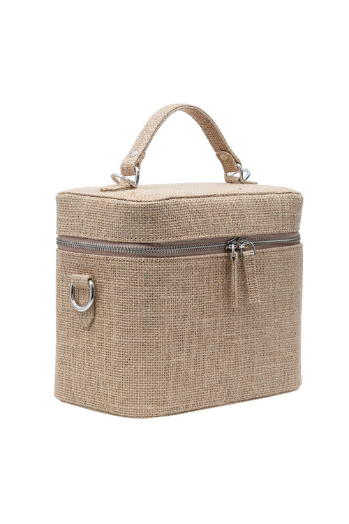JutBox Raw Jut Çanta - Gümüş