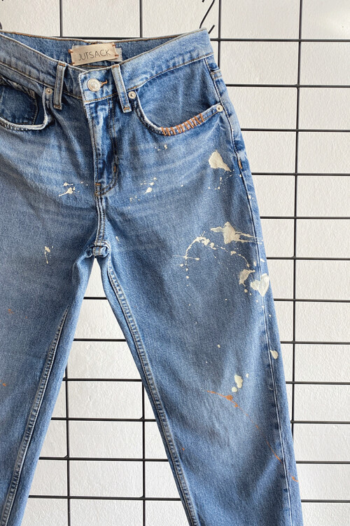 Jutsack Works Denim Pantolon / SIZE 34